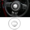 Steering Wheel Center Cover Trim Frame For Jeep Wrangler JK Compass 2011+ Silver