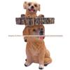 Puppy Pet Bird Feeder Resin Garden Ornament