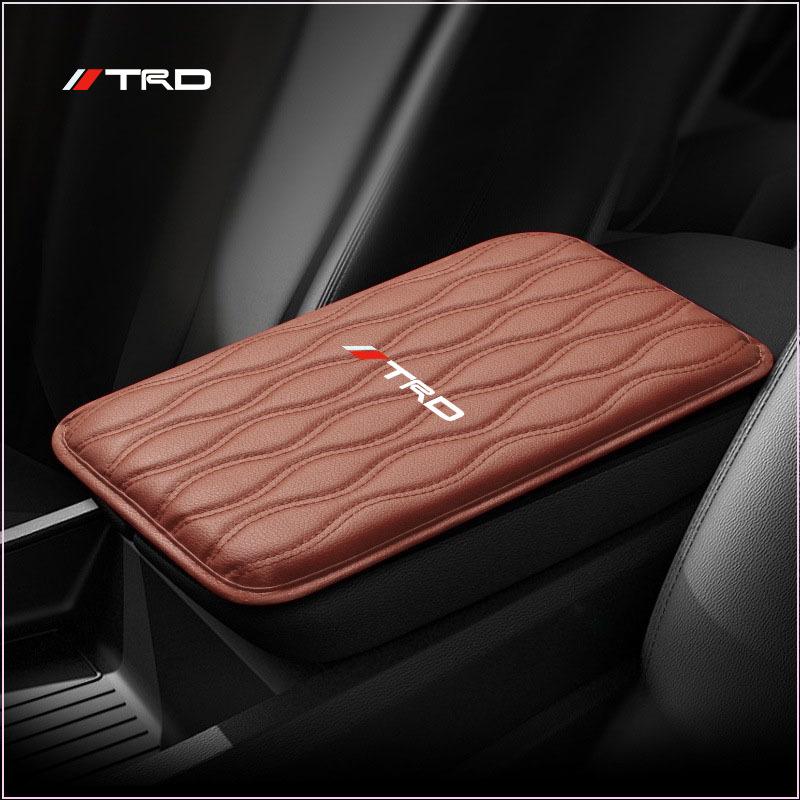 Leather Auto Armrest Pads Protective Waterproof Hand Cushion Styling for Toyota Trd Camry Prius Prado Corolla Prius Yaris Hilux CHR Camry Auris Vios
