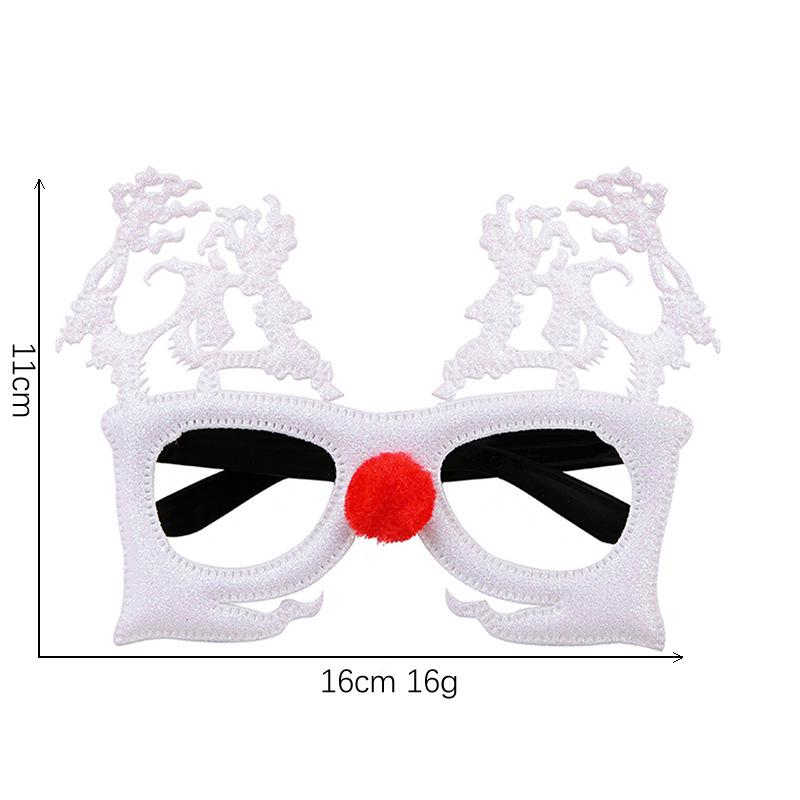 Festive Headband Eyeglass Frames: Christmas, Halloween, Valentine's Day & Party Glasses with Santa Claus Design