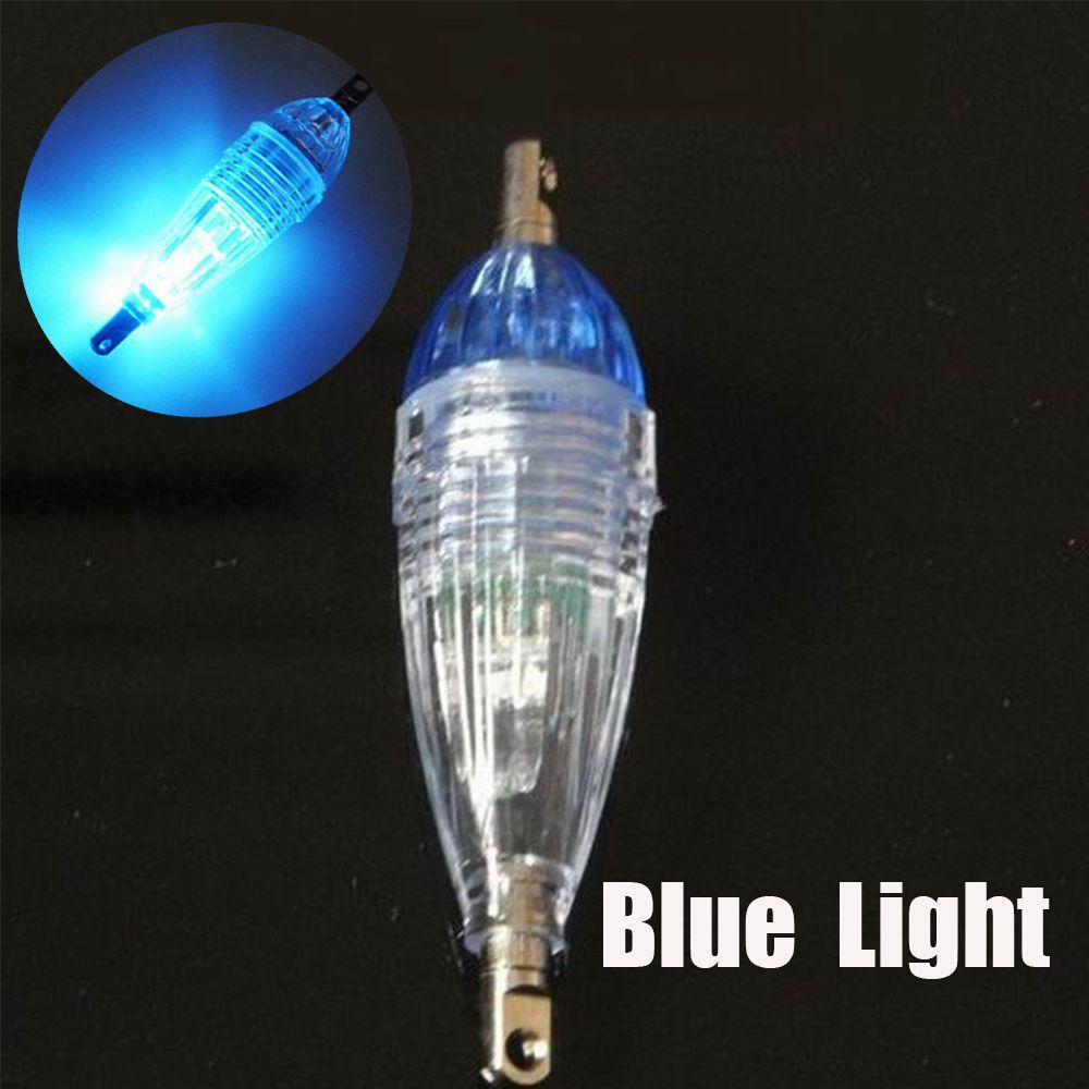 Portable Deep Drop Underwater Durable Fishing Squid Bass Spoon Flash Lamp LED Lure Light