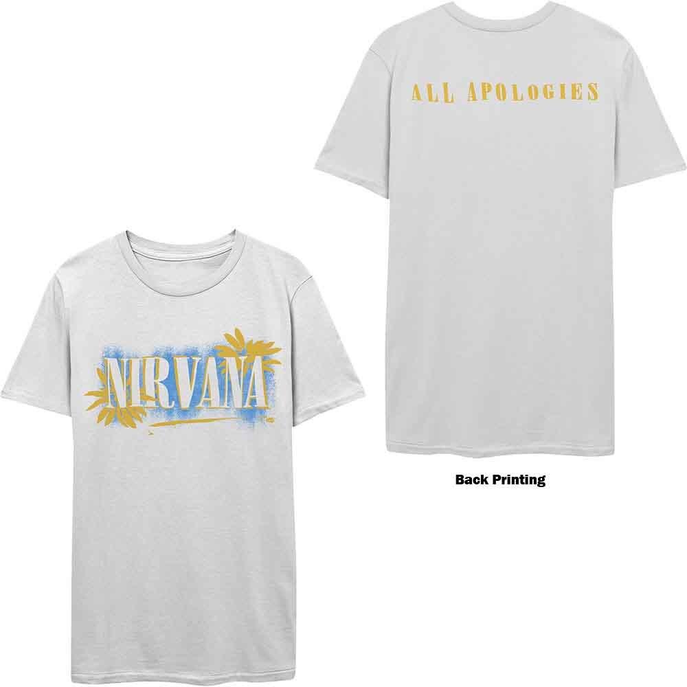 26 Nirvana All Apologies T-Shirt White New Unisex T-Shirt XXXL