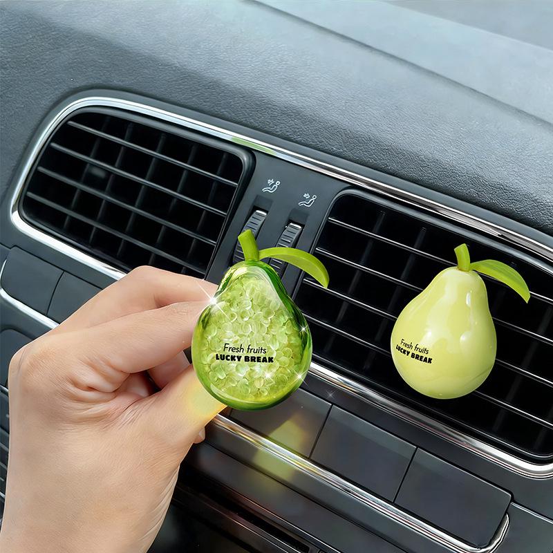 Pear Car Vent Air Freshener & Deodorizer - Adjustable Interior Fragrance Diffuser