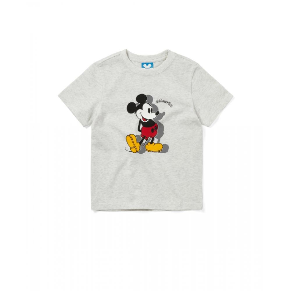 Thisisneverthat Kids Tee Light Heather Grey Tnt Mickey M