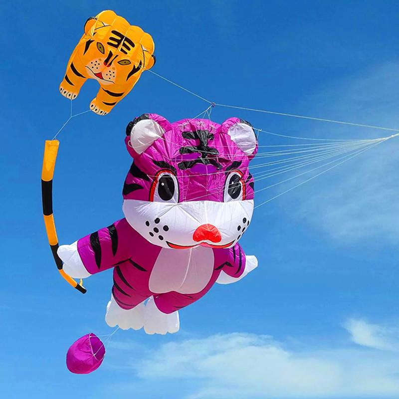 

Cartoon Tiger Kite: Soft Pendant, Requires Companion Kite