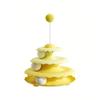 Toy Wave Play Tray, Yellow Pom-pom Four-tier Play Tray