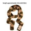 Knitted Women Long Scarves Warm Neck Neck Scarves Y2K Girl Stripe Scarf  Autumn Winter
