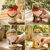 Resin Desktop Ornament Cute Head Planter Succulent Little Girl Flower Pot Human Flowerpot for Plants Face Cactus Container Bonsai Holder