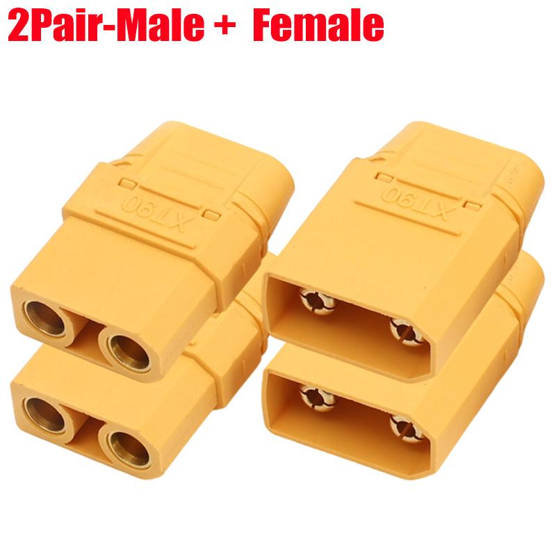 XT90 Male Female Terminal Plugs Waterproof Welding Connector Plug Wire Cable Adapters For RC Lipo Battery Drone Boat Airplane