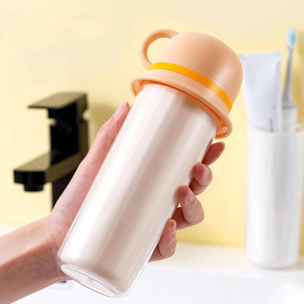 Toothbrush Cup 4 In1 Multifunctional Sturdy Lightweight Stylish Mouthwash Cup for Travel Business Trip