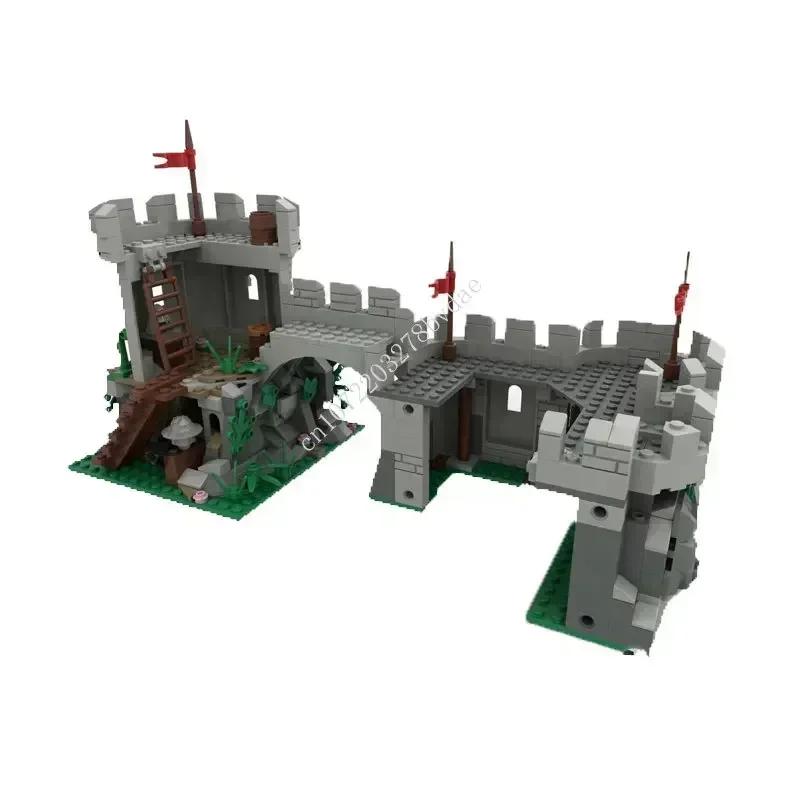 529PCS Customized MOC Medieval outpost Castle Model Custom Puzzles Technology DIY Creative Assembly Technology Toy Holiday Gifts