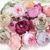 5/10/20PCs Rose Artificial Flowers Head Silk Fake Flowers For Home Decor Christmas Party Wedding Decoration DIY Wreath Accessories