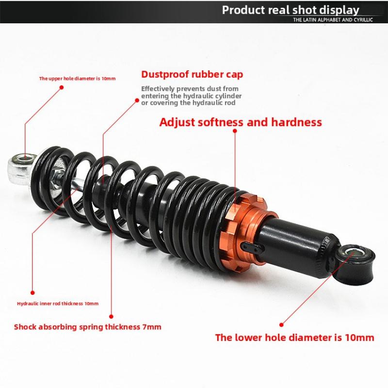 Electric Vehicle Rear Shock Absorber, Universal Shock Absorber for Motorcycle Modifications, Thickened Version