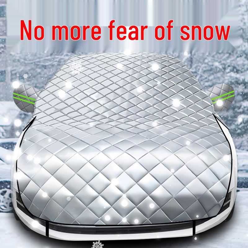 Volkswagen Schneesichere Halbkörper-Autoplane mit Windschutzscheiben-Frostschutz