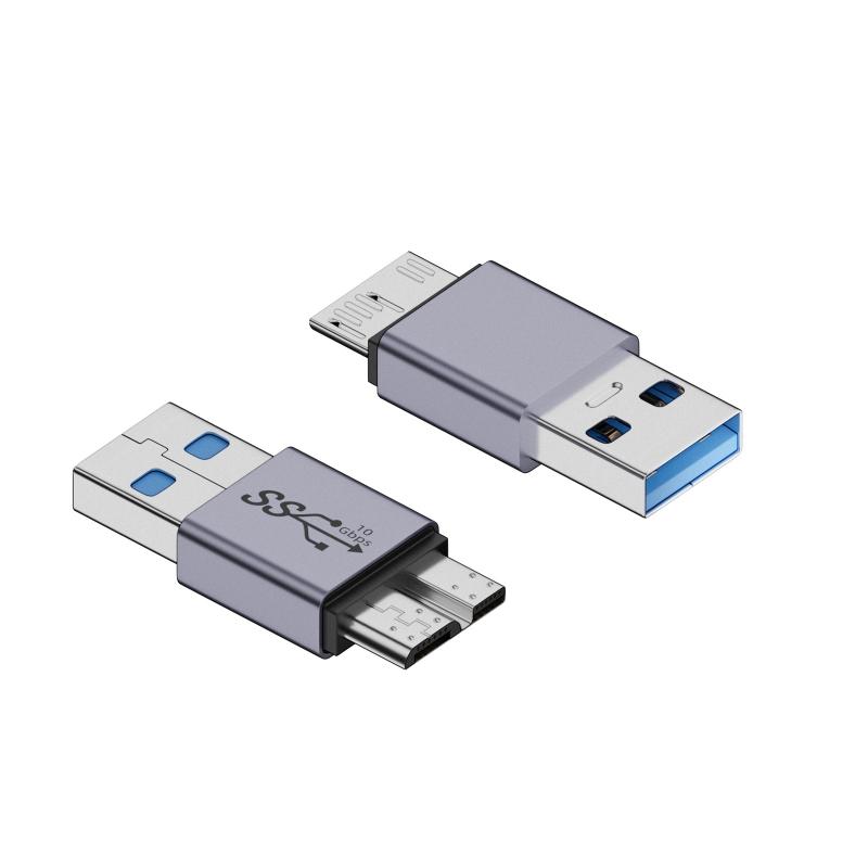 USB C to MicroB Adapter Type C USB 3.0 Male Female to MicroB Male Convert Connector Charge Data Sync Adapter 10Gbps