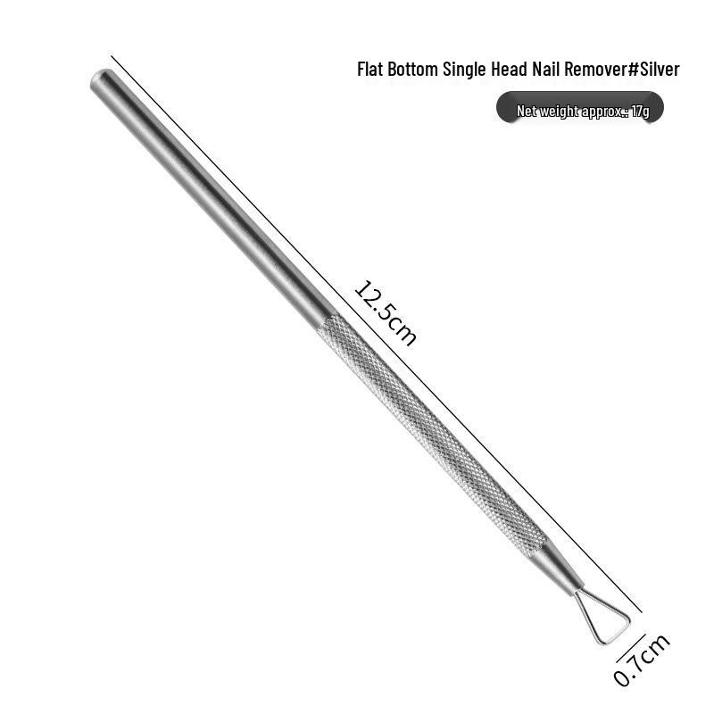 

Титановый двухсторонний пушер для кутикулы и инструмент для снятия лака