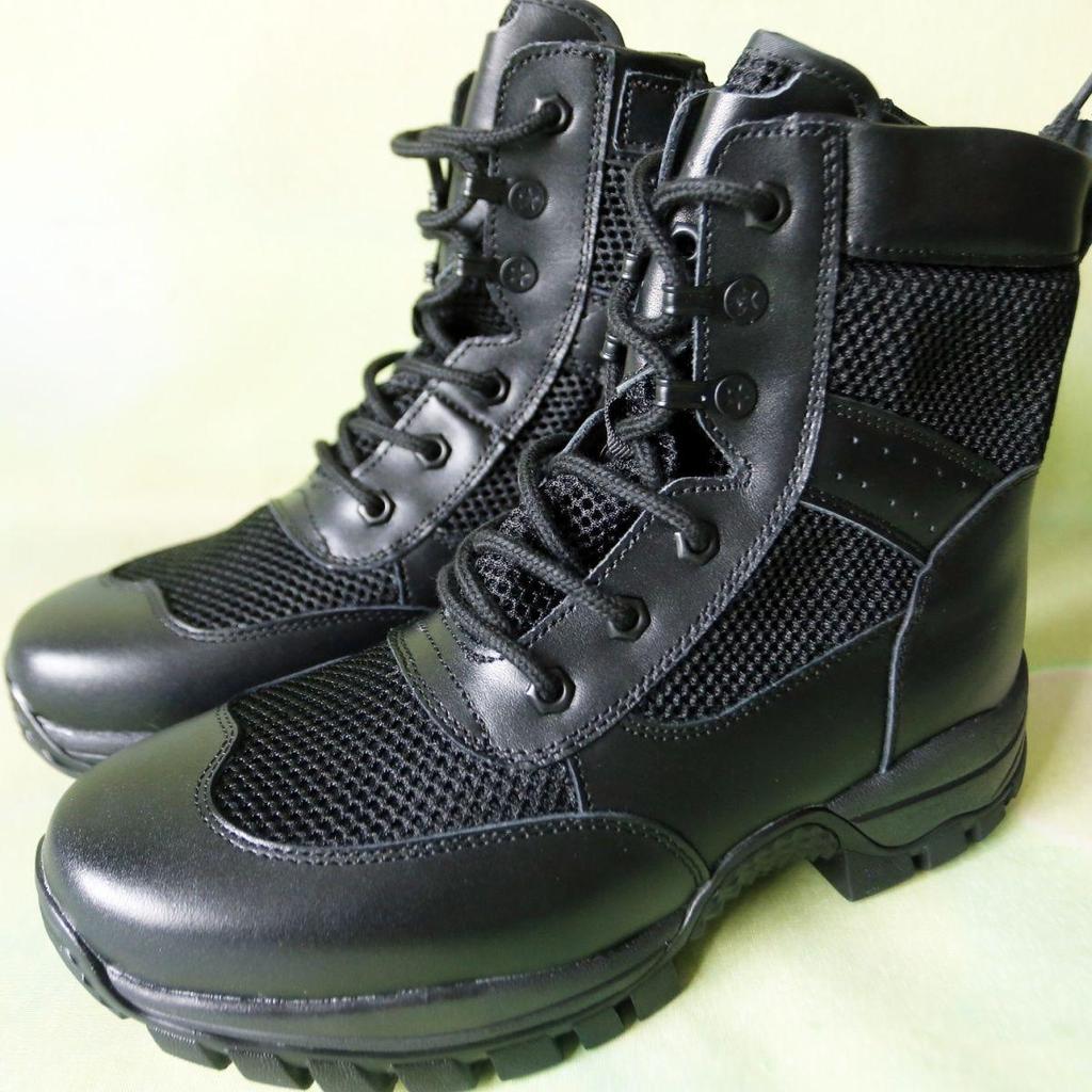 Ultra-Light Breathable Mesh Tactical Boots for Summer Training