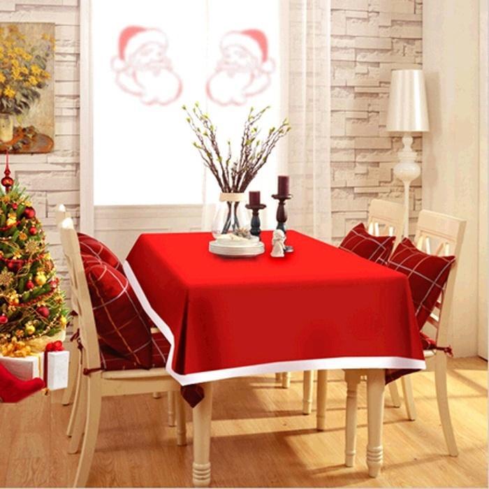 Christmas Table Runner Cover Cloth Xmas Tablecloth Decor Dining Desk Mat Covers