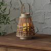 Chinese Bamboo & Rattan Woven Lantern: Handheld & Desktop Lantern for Festival Decor and Atmosphere
