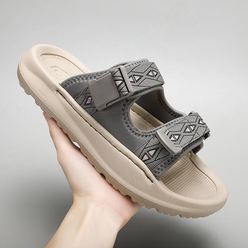 Quick Dry Summer Men's Sandals Outdoor Beach Casual Slippers Non-Slip New Design Half Drag Leisure Walk Male Wading Aqua Shoes