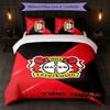 Bayer Leverkusen Fußball Individueller Name Text Bettwäsche Set 1 Bettbezug+2 Kissenbezüge Fußball Logo Personalisierte Geschenk für Besondere Anlässe Schlafzimmer Dekor