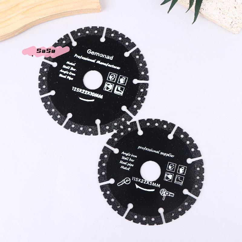 S-1/2Pcs 115/125mm Metal Cutting Blades - Sharp Discs For Steel, Aluminum, Concrete, Stone, Marble, Iron Cutting Disc