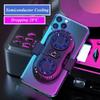 AH102 Celular Semicondutor Ventilador de Refrigeração Radiador para PUBG Live Game Cooler para IOS Android Gaming Accessorie Cool Heat Sink