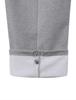 Enbiei Double-Pleat Wide Long Sweatpants Melange Gray