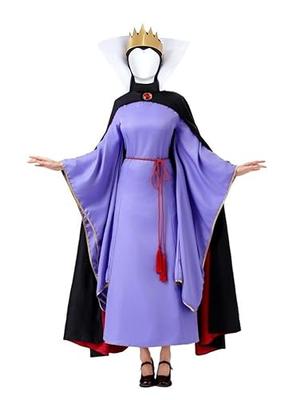 [Housaku Co., Ltd.] Wicked Queen Snow White Queen Witch Stepmother Cosplay Costume Medieval Aristocratic Elegant Halloween School Festival Festival Co