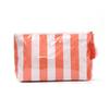 Cross-border Striped Cosmetic Bag High-value Large-capacity Cosmetic Storage Bag Contrasting Color Travel Portable Cosmetic Bag