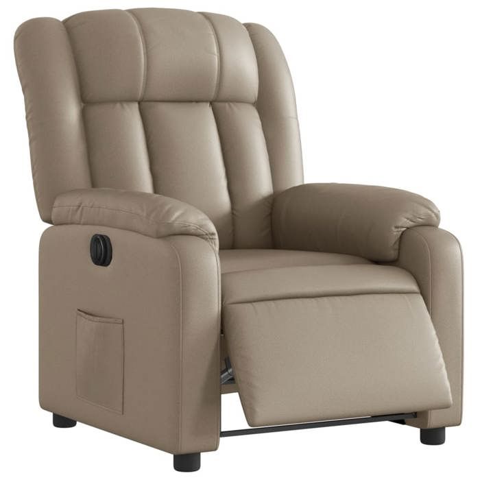 VidaXL Fauteuil Inclinable Électrique, Chaise de Relaxation avec Dossier, Siège avec Accoudoirs, Fauteuil TV de Salon, 3205256