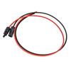 1Pair Solar Panel Extension Cable Copper Wire 6/4/2.5mm² 10/12/14AWG Black and Red with Connector Solar PV Cable