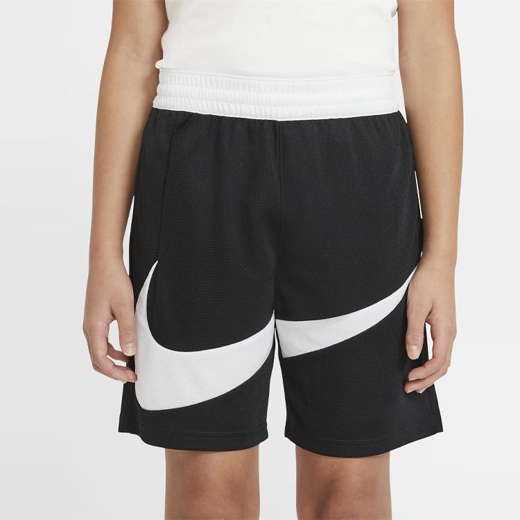 Nike Dri-FIT Big Logo Print Quick-Dry Basketball Shorts Kids shorts Black DA0161-013