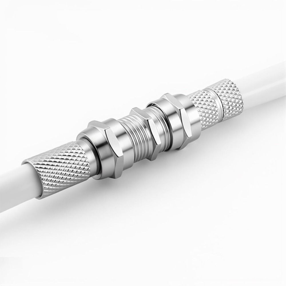 10Pcs 75 Ohm F Type Coaxial Adapter Coax Cable Quick Connector  for TV Satellite Antenna Coax Cable