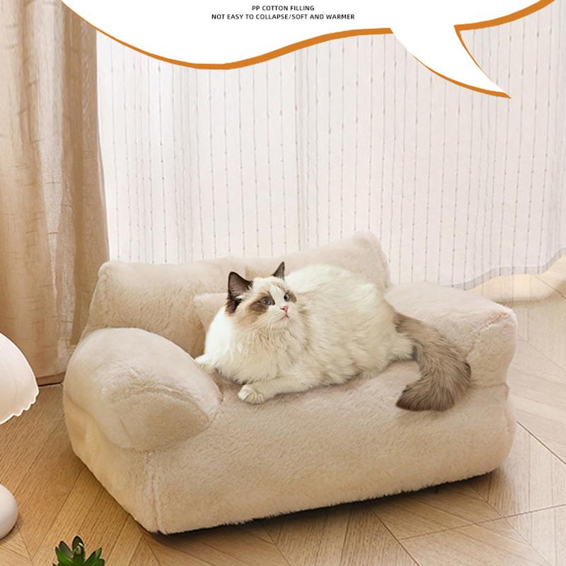 Soft and Comfortable Small Dog Bed Suitable for All Seasons, Warm and Thoughtful Large Cat Bed, Pet Sofa, Pet Supplies, Large Dog Bed