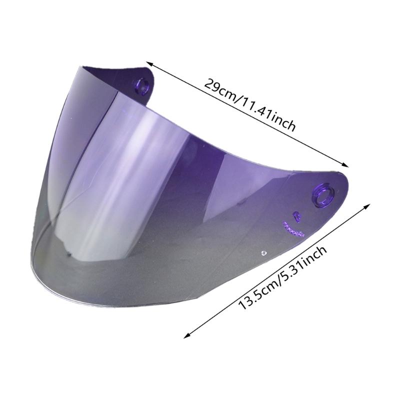 Full Face Helmets Visors Lens Scratchproof Wind Shield Helmets Face Shield Replacement Helmets Visors for J-Cruise 1