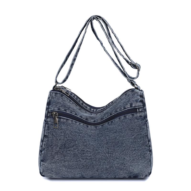 Denim Bag Women's Large Capacity Shoulder Bag Middle-aged And Elderly Mother Bag
