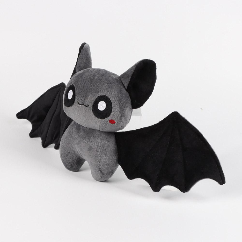 Halloween Plush Toys Funny Lovely Black Red Animal Bat Wings Plush Toys Cute Cartoon Model Doll Ornament Festival Gifts