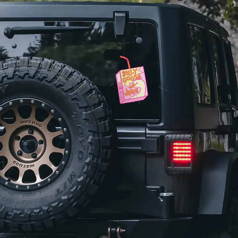 Silly Goose Juice Meme Sticker, Funny Sticker, Funny Meme Decal For Water Bottles, Cars, Laptops, Tumblers, Hydroflask
