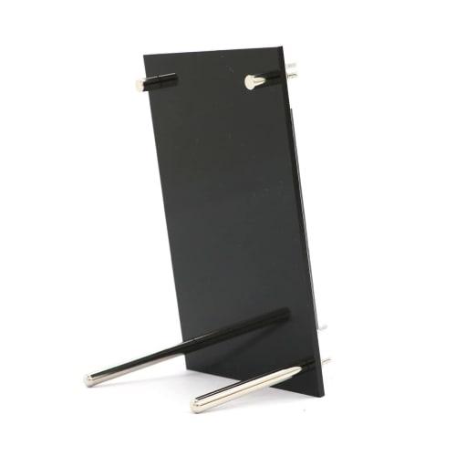 Shield PRO UV Protection Trading Card Display Case with Screw-Down Clear Frame and Groove for Storage, Display, and Collections, Made in Japan, Black