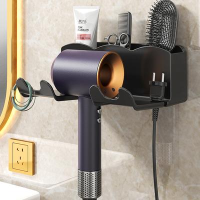 Wall Mounted Hair Dryer Rack For Bathroom Hair Dryer Hanger Hair Dryer Storage Rack Home Organizer Bathroom Accessories