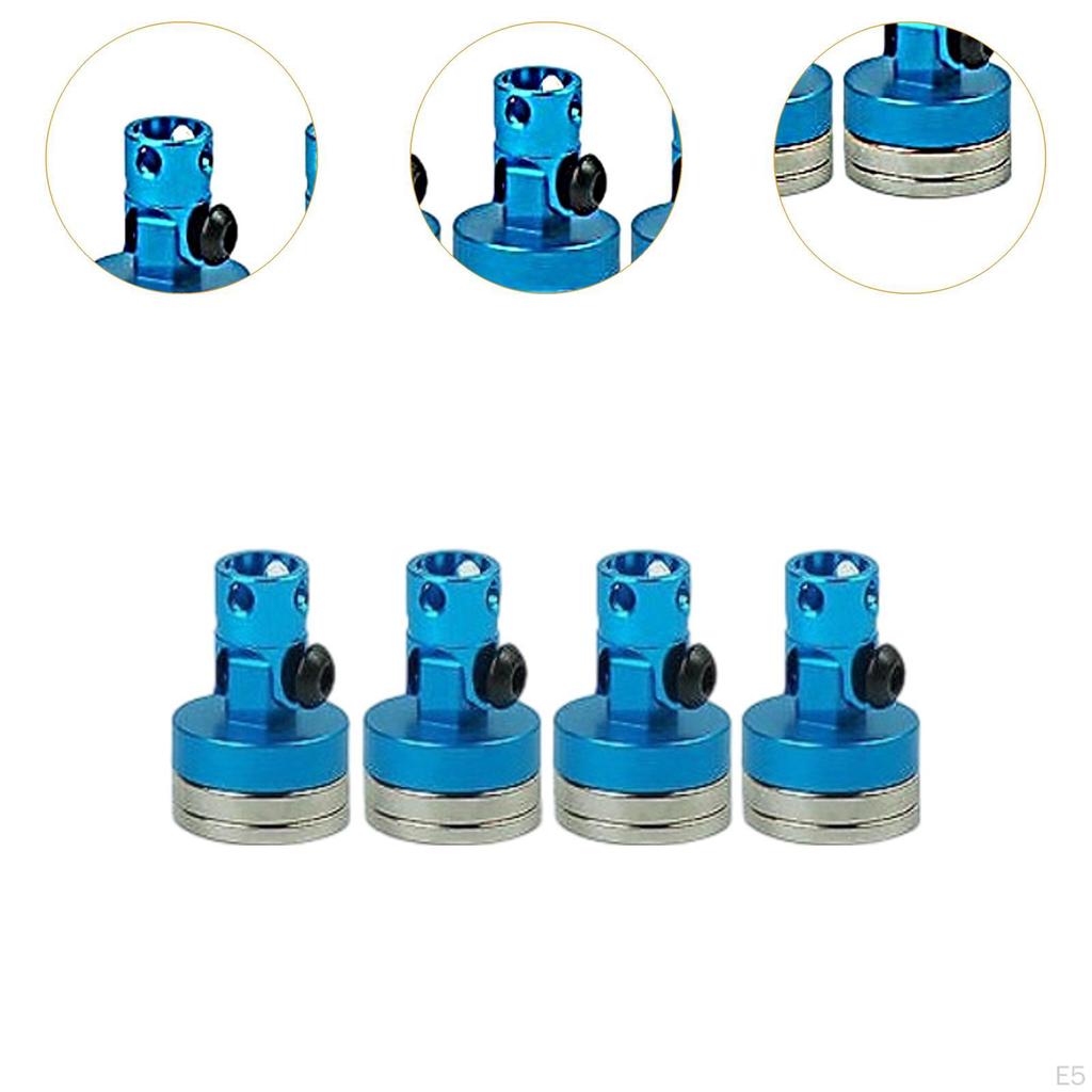 4 Metal RC Body Posts Replacement for Invisible Mount Installation Upgrade