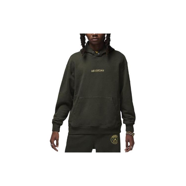 Jordan Paris Saint Germain Sweatshirt Men s Olive Green FN5324-355 S