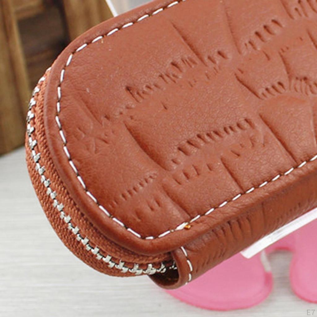 Halter Leder Autoschlüssel Organizer Damen Schlüsselanhänger Hüllen Unisex Tasche