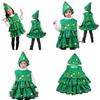 Christmas Tree Costume For Kids And Adults Authentic Striped Outfit For Cosplay