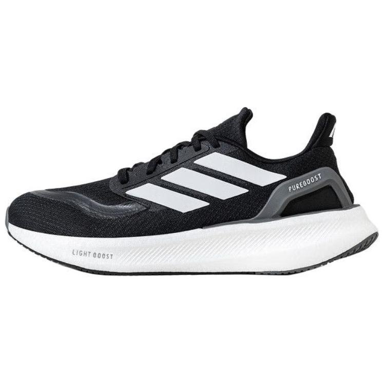 New Adidas Runfalcon 5.0 Anti-Slip Wear-Resistant Low-Top Casual Running Shoes Unisex Black White JP6366