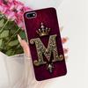 Clear For Huawei Y5 2018 Cover For Huawei Y5 Prime 2018 Case Luxury Crown A-Z Letters 2D Painted Casing For Huawei Y5 Lite 2018