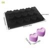 15 Cavity Wavy Lace Cylindrical Silicone Cake Mold Party Dessert Making Tools Mousse Cake Mold Kitchen Pastry Baking Supplies