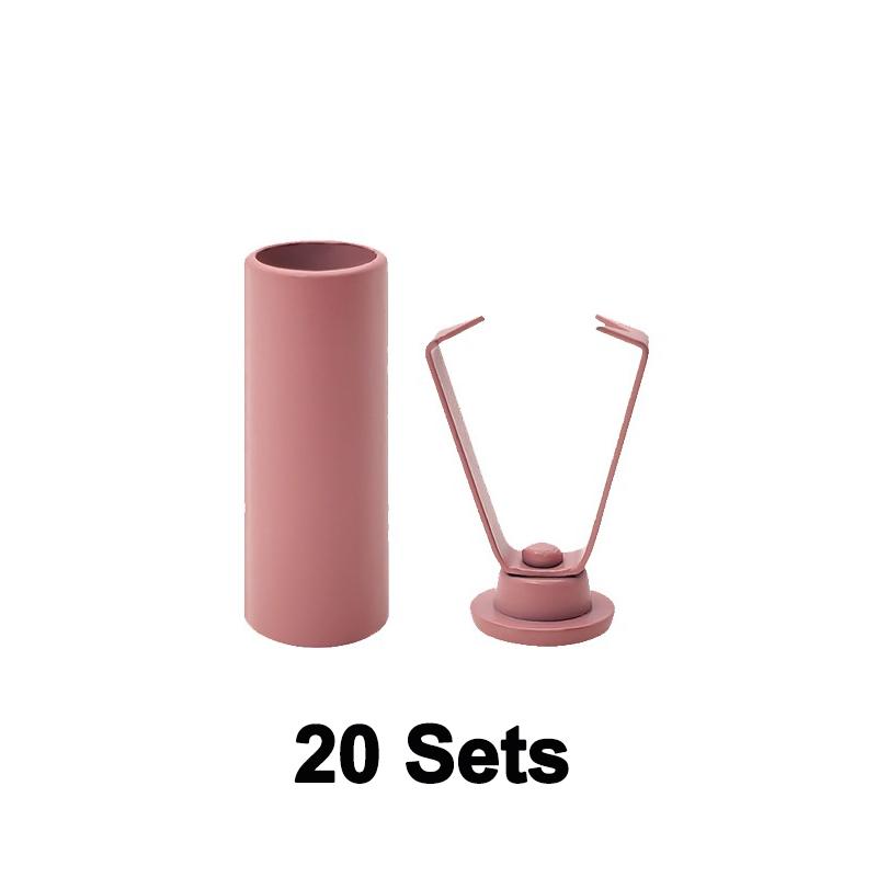 20 Sets Metal Rope Ends Stopper Button Cord End Lock Cap Hanging Bell Buckle DIY Bag Shoes Garment Lanyard Accessories NEW