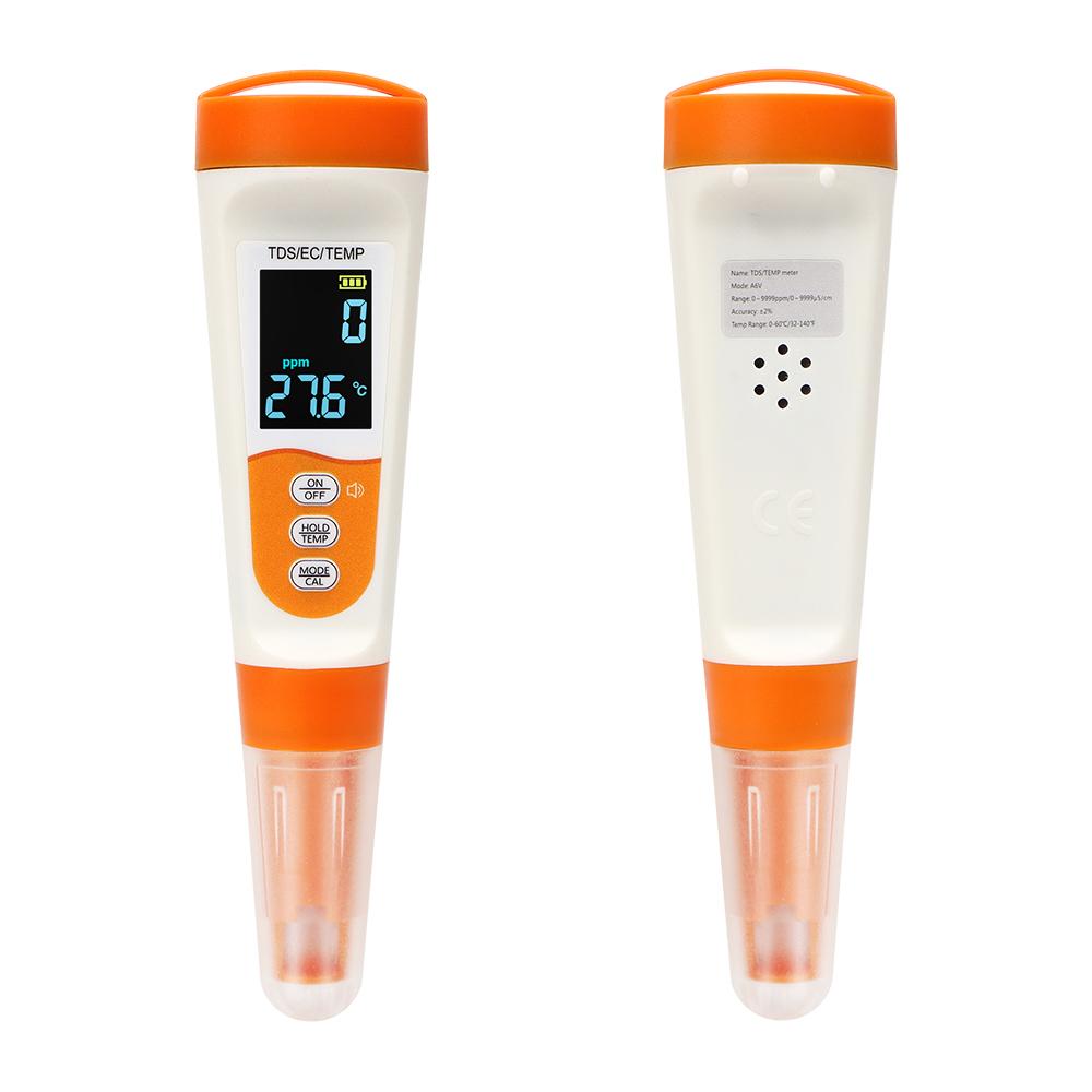 Voice Multifunctional 3 in 1 Water Quality Tester Detector Digital TDS EC Temperature Meter for Pools Aquariums with Backlight